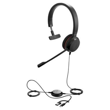 Наушники Jabra Evolve 20 MS USB C/A Mono (4993-823-169) фото №2