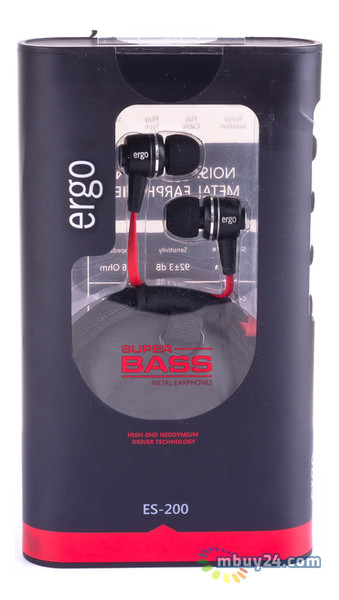 Навушники Ergo ES-200 Black фото №5