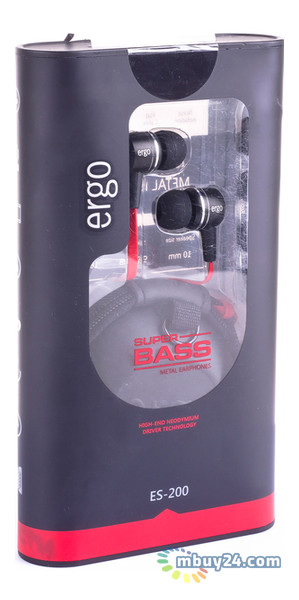 Навушники Ergo ES-200 Black фото №2
