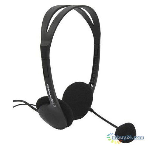 Навушники Esperanza Headset EH102 Black фото №1