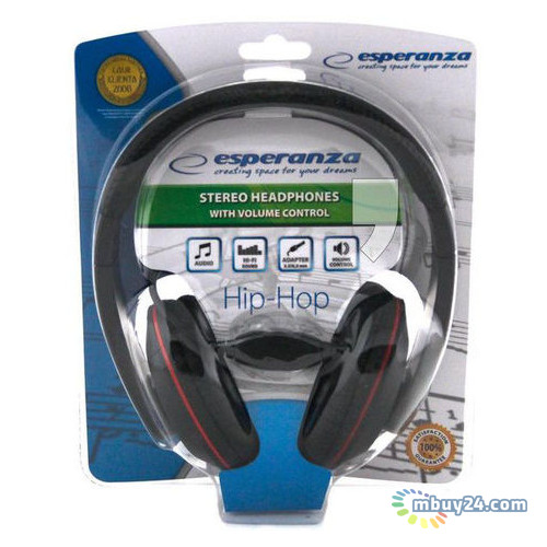 Навушники Esperanza Headset EH121 Black фото №2