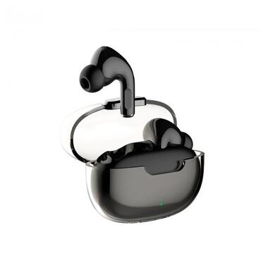 Навушники бездротові Bluetooth LDNIO T02 у кейсі, чорні фото №5