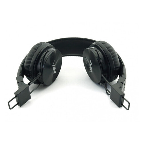 Бездротові навушники с MP3 плеером NIA-X3, Чёрный фото №2