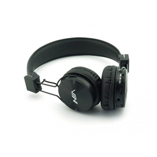 Бездротові навушники с MP3 плеером NIA-X3, Чёрный фото №4