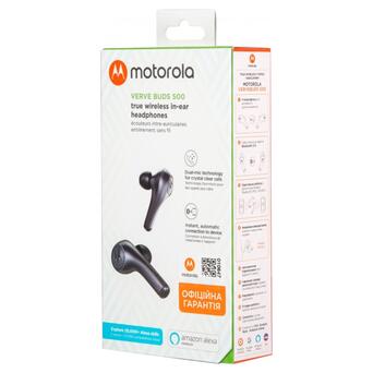 Навушники TWS Motorola Verve Buds 500 Black фото №5