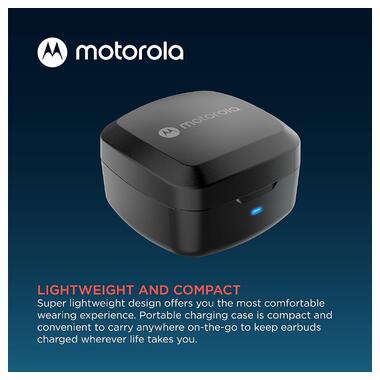 Навушники TWS Motorola MOTO BUDS 100 Black фото №3