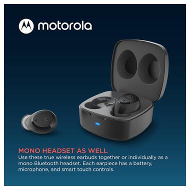 Навушники TWS Motorola MOTO BUDS 100 Black фото №5