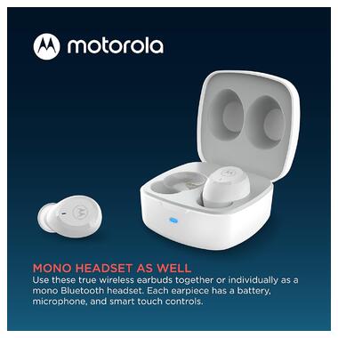 Навушники TWS Motorola MOTO BUDS 100 White фото №5