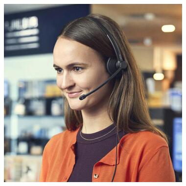 Наушники Epos Impact 100 MS Mono USB-C+A Black (1001419) фото №7