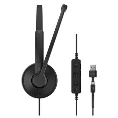Наушники Epos Impact 100 MS Mono USB-C+A Black (1001419) фото №3