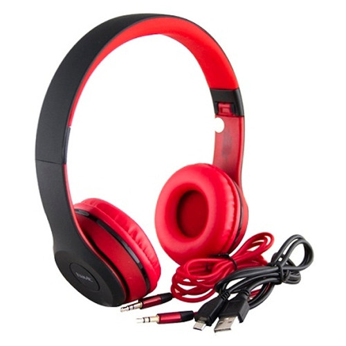 Навушники з мікрофоном Havit HV-H2575BT черно-красные (23959) фото №1