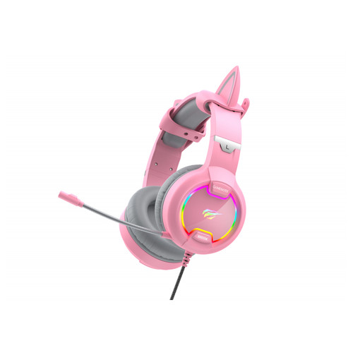 Ігрові навушники з мікрофоном HAVIT HV-H2233d Cat Pink (HV-H2233d) фото №5