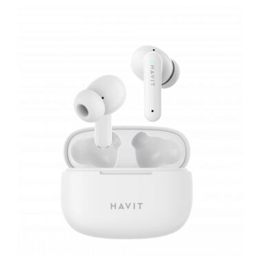 Бездротові навушники HAVIT TW967 TWS White (HV-TW967) фото №1