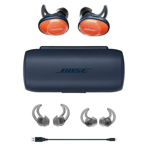 Навушники Bose SoundSport Free Wireless Headphones Orange/Blue (774373-0030) фото №3