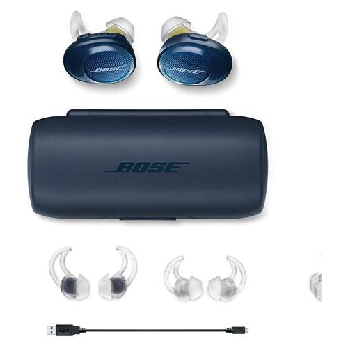 Наушники Bose SoundSport Free Wireless Headphones Blue/Yellow (JN63774373-0020) фото №3