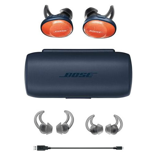 Наушники Bose SoundSport Free Wireless Headphones Orange/Blue (JN63774373-0030) фото №5