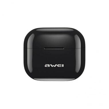 Бездротові Bluetooth навушники Awei T1 Pro із зарядним блоком (Чорний) фото №3