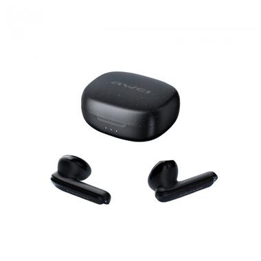 Бездротові Bluetooth навушники Awei T66 із сенсорним керуванням і шумозаглушенням мікрофона (Чорний) фото №4