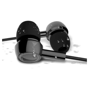 Навушники Usams EP-12 Plastic Earplug Plating Small Earphone black фото №4