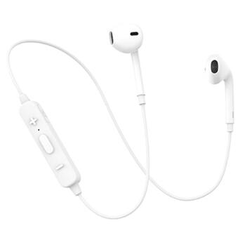 Гарнітура Bluetooth 5.0 Usams US-LU001 LU Series Multipoint White Apple Size (BHULU01) фото №1