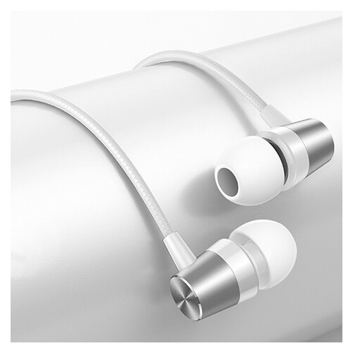 Навушники Usams EP-42 з мікрофоном 3.5mm/1.2m Білий фото №2
