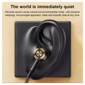 Навушники з мікрофоном Usams EP-43 In-Ear Type-C Stereo Earphone 1.2 m Black HSEP4301 фото №3