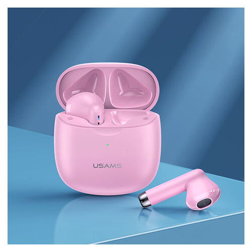 Бездротові навушники TWS Usams-IA04 BT 5.0 Рожевий фото №2