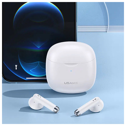 Навушники Usams -IA04 TWS Earbuds IA Series Bluetooth 5.0 White (BHUIA02) фото №4