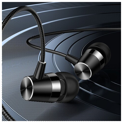 Навушники Usams EP-42 3.5 мм (mini-Jack) Black (SJ475HS01) фото №3
