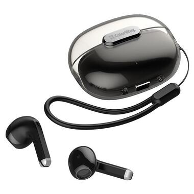 Bluetooth-гарнітура СolorWay Slim TWS-2 Earbuds Black (CW-TWS2BK) фото №2