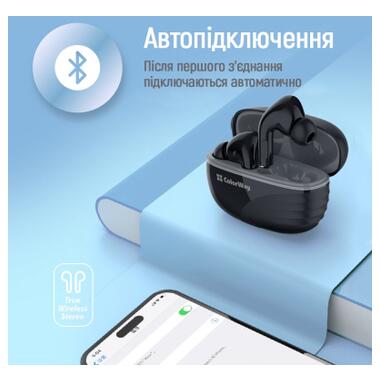 Наушники ColorWay Slim TWS-5 Earbuds Black (CW-TWS5BK) фото №6
