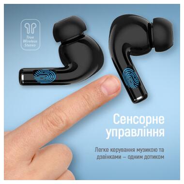 Наушники ColorWay Slim TWS-5 Earbuds Black (CW-TWS5BK) фото №9