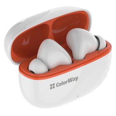 Наушники ColorWay Slim TWS-5 Earbuds White (CW-TWS5WT) фото №2