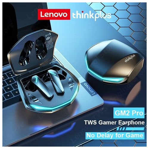 TWS-навушники Lenovo GM2 Pro black фото №2