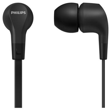 Навушники Philips TAE1105 In-ear Mic Black (JN63TAE1105BK/00) фото №2