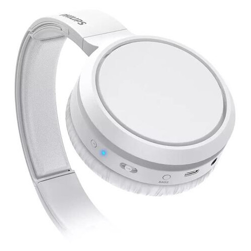 Навушники Philips TAH5205 Over-ear ANC Wireless Mic White (TAH5205WT/00) фото №8