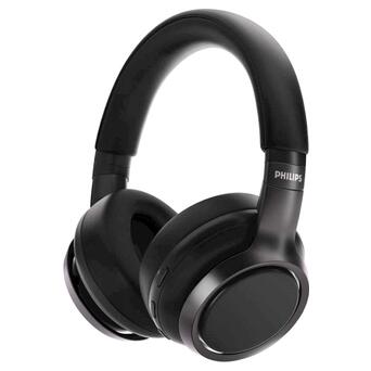 Навушники Philips TAH9505 Over-ear ANC Hi-Res Wireless Black (TAH9505BK/00) фото №1