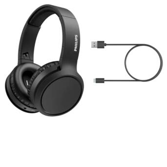 Навушники Philips TAH5205BK On-ear Mic Wireless Black (TAH5205BK/00) фото №2