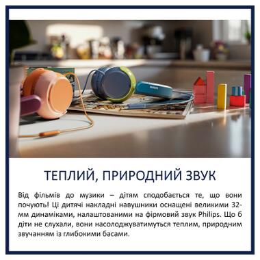 Наушники Philips TAK2000MP/00 USB-C/3,5 мм Burgundy/Orange (TAK2000MP/00) фото №11