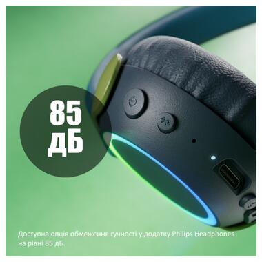 Наушники Philips TAK4200CT/00 Wireless Blue/Green (TAK4200CT/00) фото №5