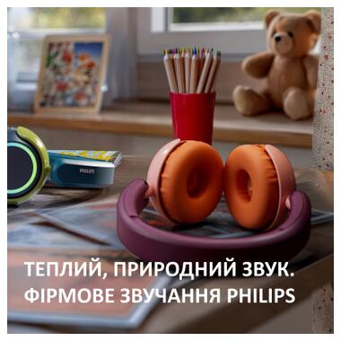 Наушники Philips TAK4200MP/00 Wireless Burgundy/Orange (TAK4200MP/00) фото №11