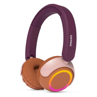 Наушники Philips TAK4200MP/00 Wireless Burgundy/Orange (TAK4200MP/00) фото №1