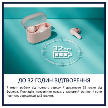 Наушники Philips TAT2000PK/00 Wireless Beige (TAT2000PK/00) фото №7