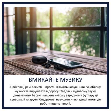 Наушники Philips TAT2520BK/00 Wireless Black (TAT2520BK/00) фото №3