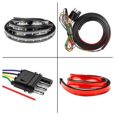 Підсвічування для автомобіля DXZ N-PK-1 1,5 м/60 led RGB гнучка LED RGB стрічка для авто фото №2