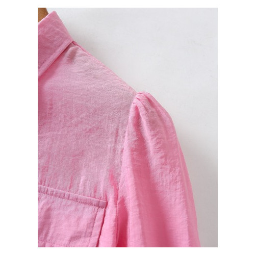 Рубашка женская Berni с завязками спереди Bow (S) Розовый (58613000328) фото №5