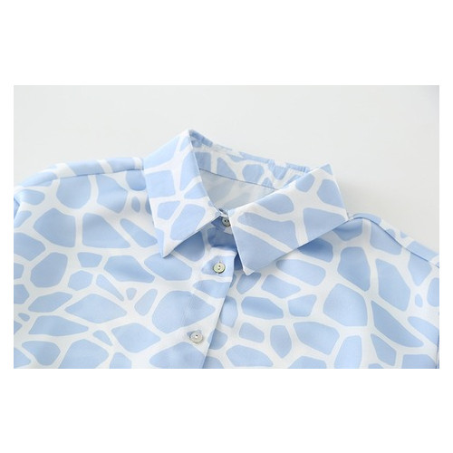 Рубашка женская Berni с отложным воротником Blue spot (L) Голубой (58661000330) фото №5