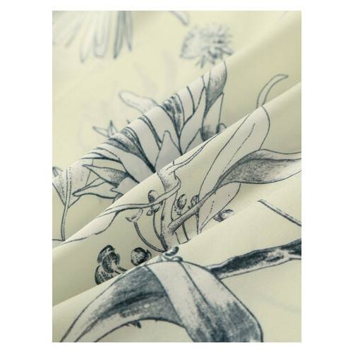 Рубашка женская Berni с цветочным узором Floral (S) МолочныйСерый (58699000328) фото №6