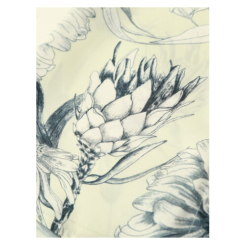 Рубашка женская Berni с цветочным узором Floral (S) МолочныйСерый (58699000328) фото №2