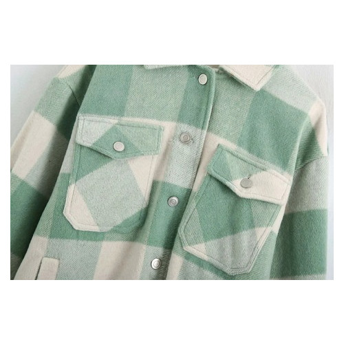 Рубашка женская Berni Nature (M) Зеленый (58564000329) фото №4
